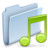 Music Folder Badged Icon